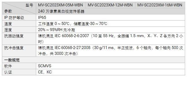 海康MV-SC2023XM-05M/12M/16M 240萬像素黑白視覺傳感器參數.png